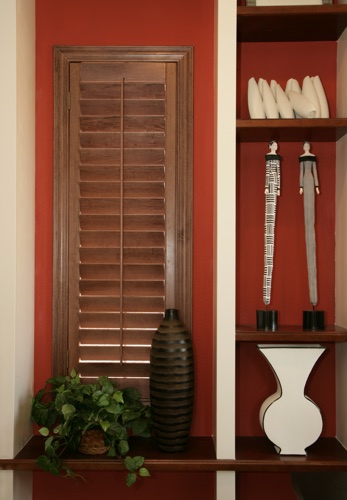 Fort Lauderdale wood shutter shelving